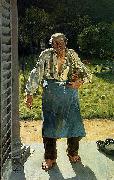 Emile Claus The Old Gardener Germany oil painting artist